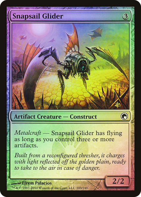 Snapsail Glider\nScars of Mirrodin\nSingle\nMagic The Gathering