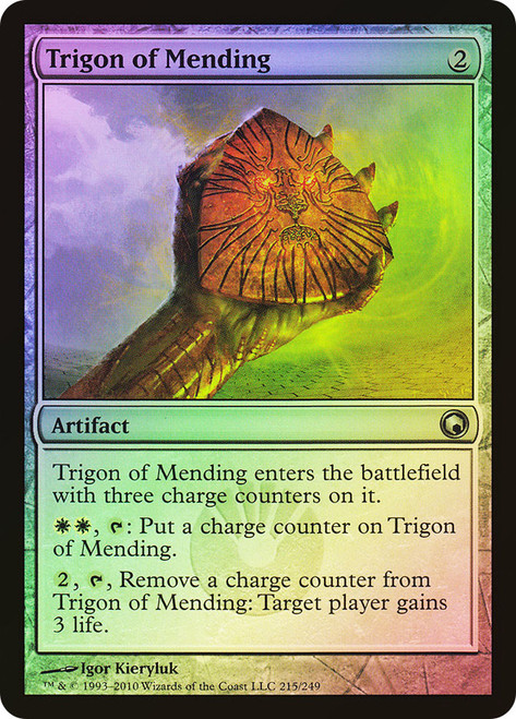 Trigon of Mending\nScars of Mirrodin\nSingle\nMagic The Gathering