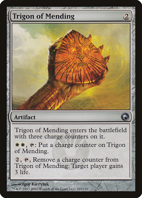Trigon of Mending\nScars of Mirrodin\nSingle\nMagic The Gathering
