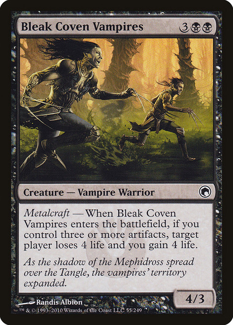 Bleak Coven Vampires\nScars of Mirrodin\nSingle\nMagic The Gathering