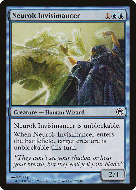 Neurok Invisimancer\nScars of Mirrodin\nSingle\nMagic The Gathering
