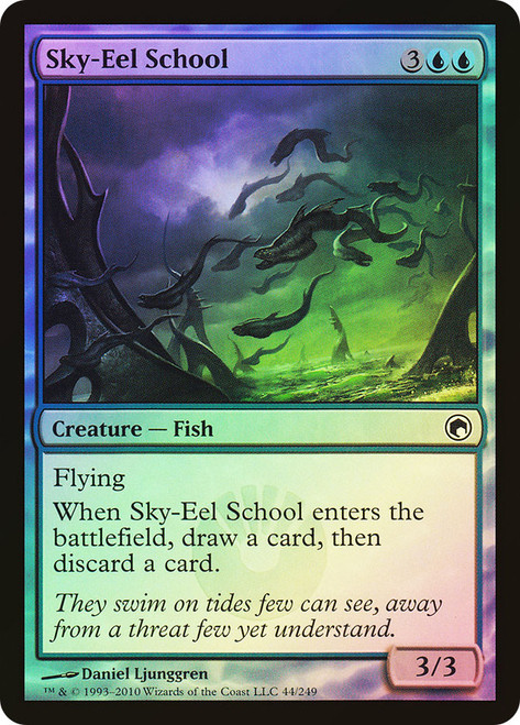 Sky-Eel School\nScars of Mirrodin\nSingle\nMagic The Gathering