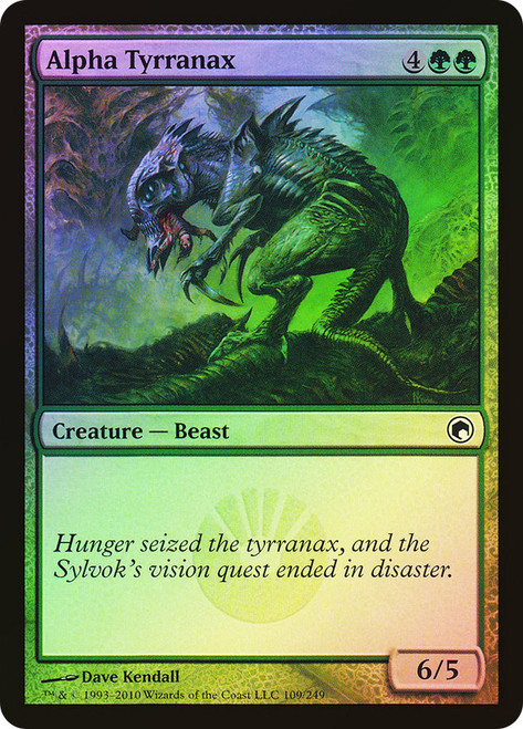 Alpha Tyrranax\nScars of Mirrodin\nSingle\nMagic The Gathering