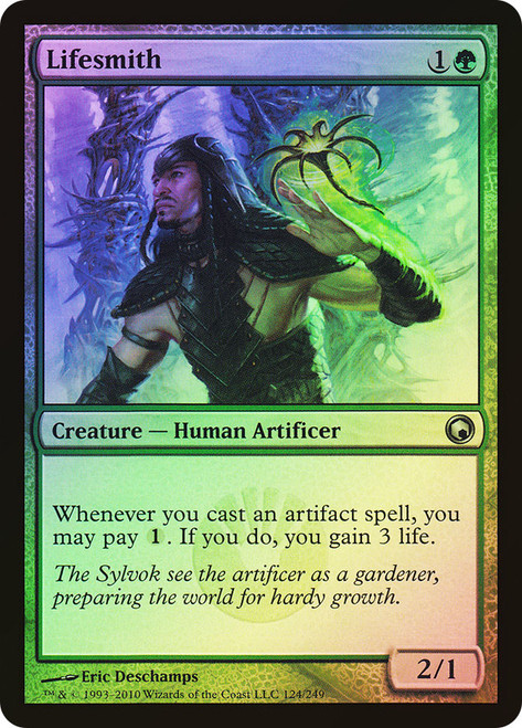 Lifesmith\nScars of Mirrodin\nSingle\nMagic The Gathering