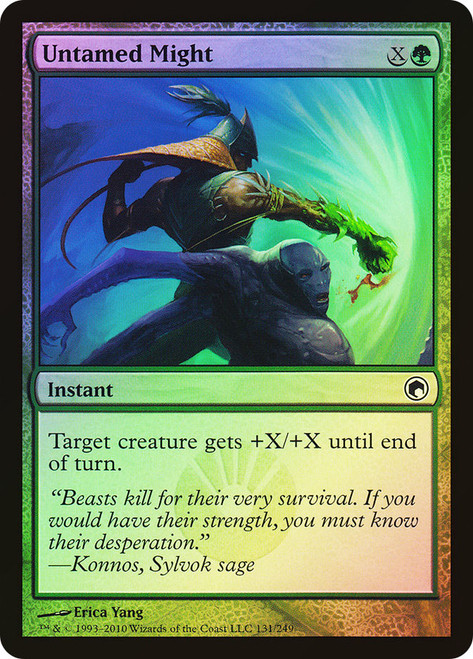 Untamed Might\nScars of Mirrodin\nSingle\nMagic The Gathering