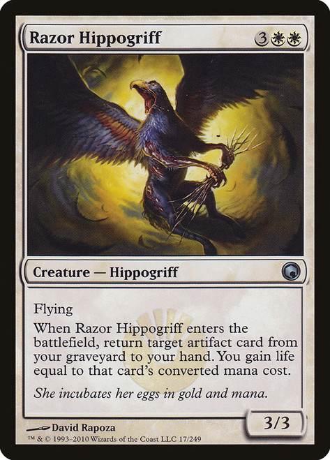 Razor Hippogriff\nScars of Mirrodin\nSingle\nMagic The Gathering