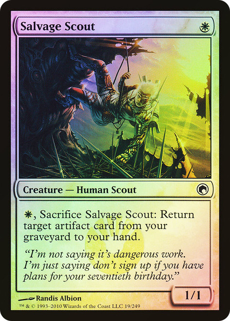 Salvage Scout\nScars of Mirrodin\nSingle\nMagic The Gathering