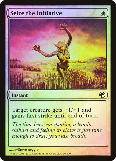 Seize the Initiative\nScars of Mirrodin\nSingle\nMagic The Gathering
