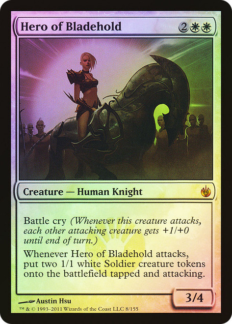 Hero of Bladehold\nMirrodin Besieged\nSingle\nMagic The Gathering