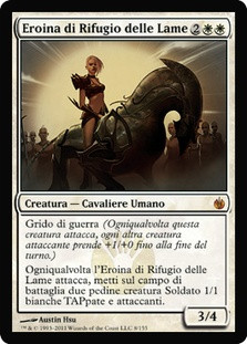 Hero of Bladehold
Mirrodin Besieged - Italian
Single
Magic The Gathering