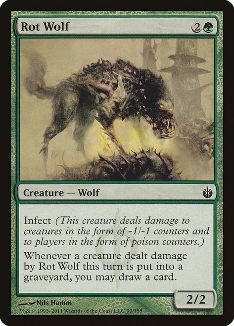 Rot Wolf\nMirrodin Besieged\nSingle\nMagic The Gathering