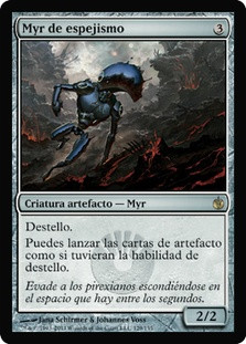 Shimmer Myr
Mirrodin Besieged - Spanish
Single
Magic The Gathering