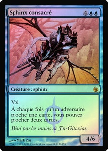 Consecrated Sphinx
Mirrodin Besieged (Foil) - French
Single
Magic The Gathering