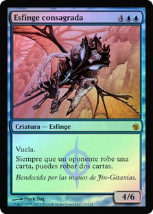 Consecrated Sphinx
Mirrodin Besieged (Foil) - Spanish
Single
Magic The Gathering