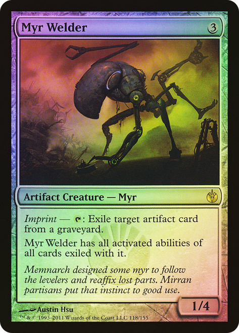 Myr Welder\nMirrodin Besieged\nSingle\nMagic The Gathering