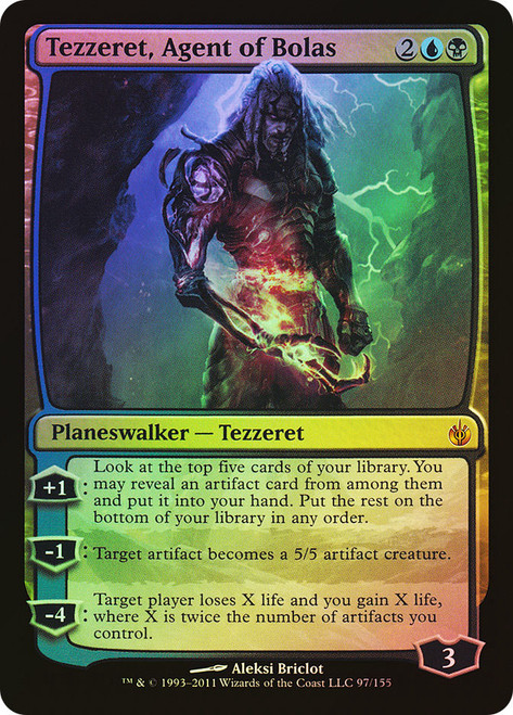 Tezzeret, Agent of Bolas\nMirrodin Besieged\nSingle\nMagic The Gathering