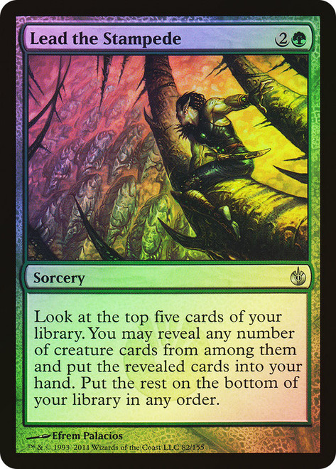 Lead the Stampede\nMirrodin Besieged\nSingle\nMagic The Gathering