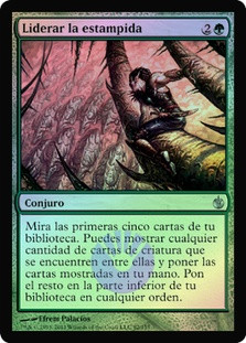 Lead the Stampede
Mirrodin Besieged (Foil) - Spanish
Single
Magic The Gathering