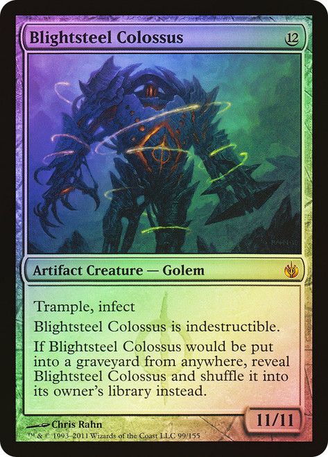 Blightsteel Colossus\nMirrodin Besieged\nSingle\nMagic The Gathering