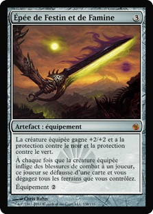 Sword of Feast and Famine
Mirrodin Besieged - French
Single
Magic The Gathering