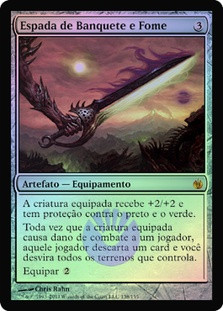 Sword of Feast and Famine | Mirrodin Besieged - Japanese | Star
