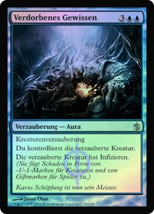 Corrupted Conscience
Mirrodin Besieged (Foil) - German
Single
Magic The Gathering