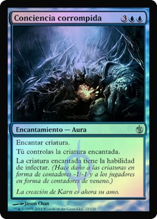 Corrupted Conscience
Mirrodin Besieged (Foil) - Spanish
Single
Magic The Gathering