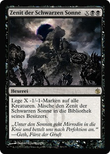 Black Sun's Zenith
Mirrodin Besieged - German
Single
Magic The Gathering