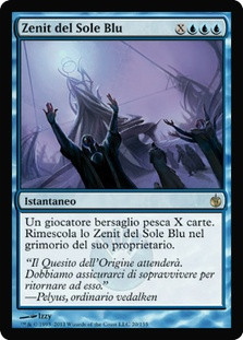Blue Sun's Zenith
Mirrodin Besieged - Italian
Single
Magic The Gathering