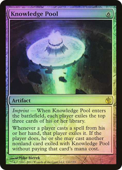 Knowledge Pool\nMirrodin Besieged\nSingle\nMagic The Gathering