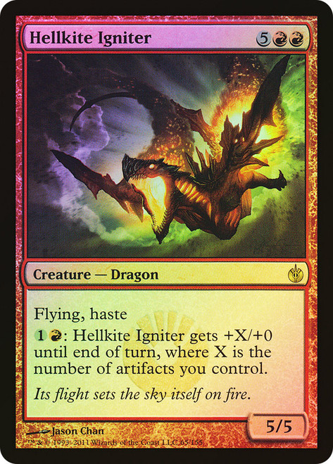 Hellkite Igniter\nMirrodin Besieged\nSingle\nMagic The Gathering