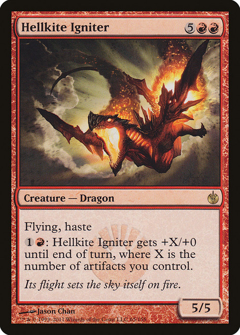 Hellkite Igniter\nMirrodin Besieged\nSingle\nMagic The Gathering