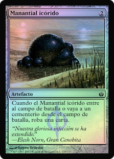 Ichor Wellspring
Mirrodin Besieged (Foil) - Spanish
Single
Magic The Gathering