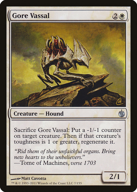 Gore Vassal\nMirrodin Besieged\nSingle\nMagic The Gathering
