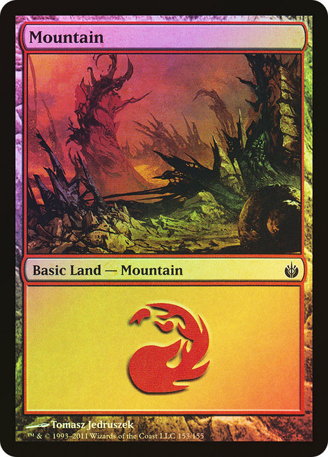 Mountain (#153)\nMirrodin Besieged\nSingle\nMagic The Gathering