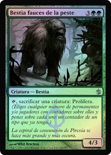 Plaguemaw Beast
Mirrodin Besieged (Foil) - Spanish
Single
Magic The Gathering