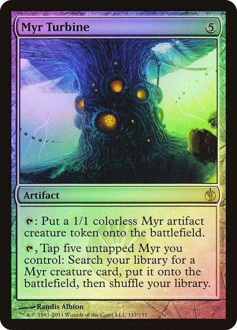 Myr Turbine\nMirrodin Besieged\nSingle\nMagic The Gathering