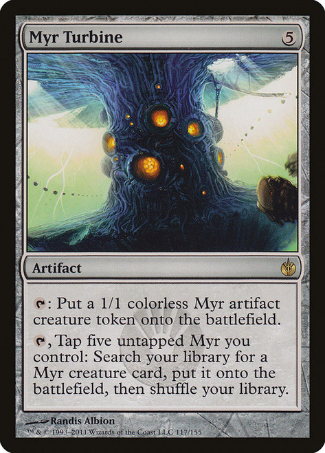 Myr Turbine\nMirrodin Besieged\nSingle\nMagic The Gathering