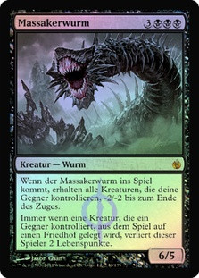 Massacre Wurm
Mirrodin Besieged (Foil) - German
Single
Magic The Gathering