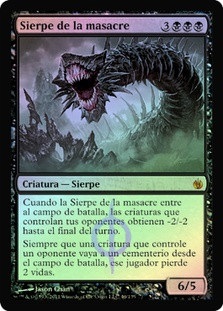 Massacre Wurm
Mirrodin Besieged (Foil) - Spanish
Single
Magic The Gathering