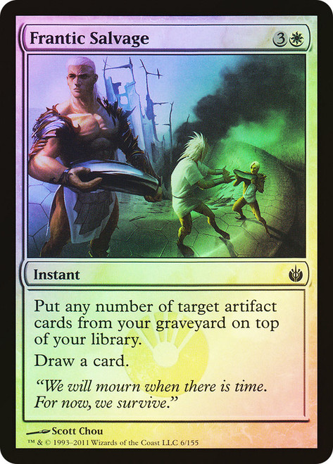 Frantic Salvage\nMirrodin Besieged\nSingle\nMagic The Gathering