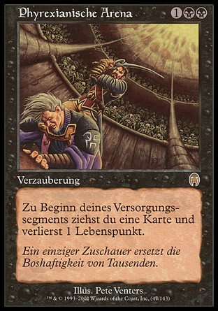 Phyrexian Arena
Apocalypse (Foil) - German
Single
Magic The Gathering