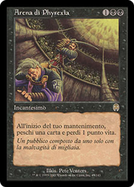 美品　foilファイレクシアの闘技場/Phyrexian Arena 4枚APC Foil】《ファイレクシアの闘技場/Phyrexian Arena》[APC] 黒R