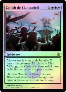 White Sun's Zenith
Mirrodin Besieged (Foil) - French
Single
Magic The Gathering