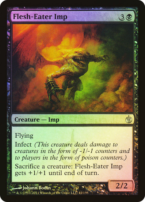 Flesh-Eater Imp\nMirrodin Besieged\nSingle\nMagic The Gathering