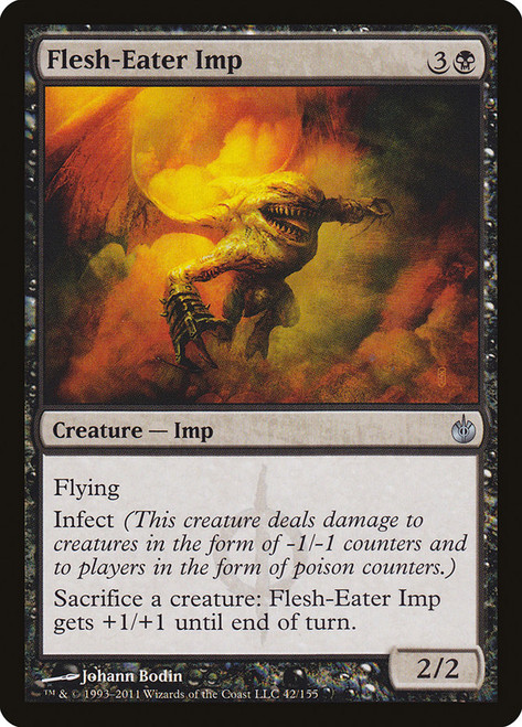Flesh-Eater Imp\nMirrodin Besieged\nSingle\nMagic The Gathering