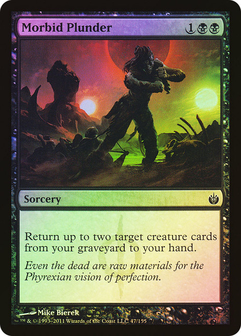 Morbid Plunder\nMirrodin Besieged\nSingle\nMagic The Gathering