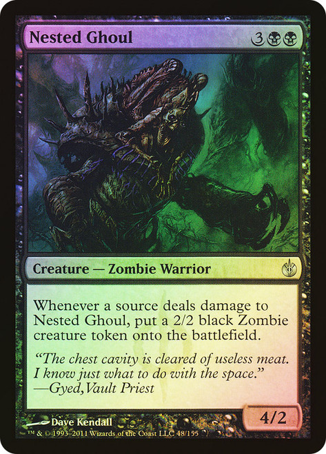 Nested Ghoul\nMirrodin Besieged\nSingle\nMagic The Gathering