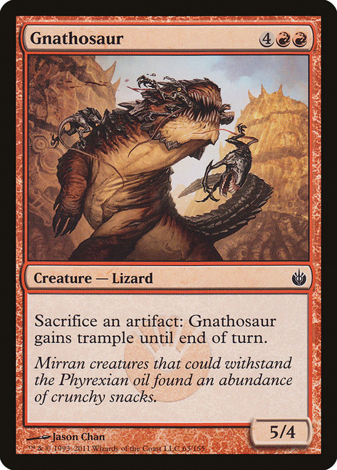 Gnathosaur\nMirrodin Besieged\nSingle\nMagic The Gathering