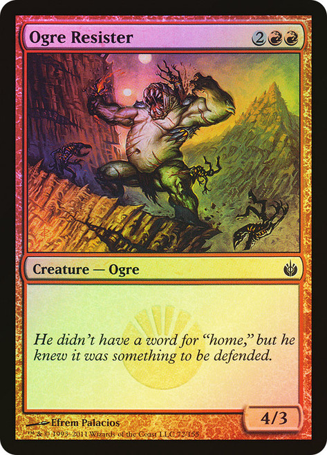 Ogre Resister\nMirrodin Besieged\nSingle\nMagic The Gathering